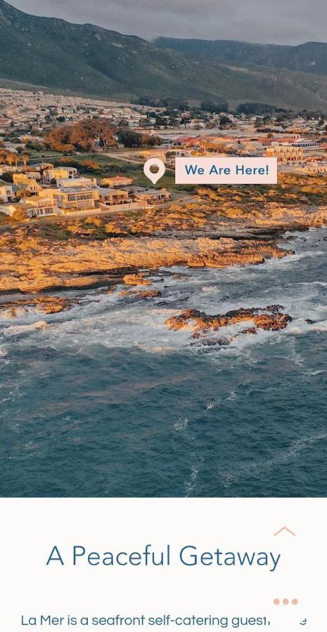 La Mer Seafront Selfcatering Accommodation Kleinmond Dış mekan fotoğraf